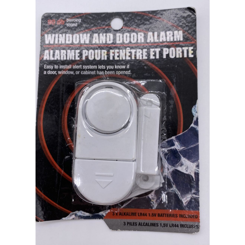 Wireless Home Window, Door, Cabinet, Burglar Security Alarm w/ Magnetic Sensor.